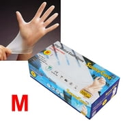 100 Sunnycare #7602 Vinyl Medical Exam Gloves Powder Free Size: M 100pcs/box