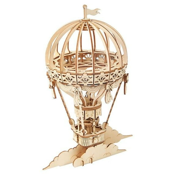 Classic 3D Wood Hot Air Balloon Puzzles