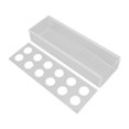 thumbnail image 1 of Acrylic Vase for Flowers, Long Rectangular Multi Holes Clear Acrylic Flower Centerpiece Acrylic Floral Box for Dining Table Wedding Rectangular Vase[30cm], 1 of 9