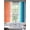 Orange Blue, variant on Burnt Orange Blue Ombre Sheer Curtains 45 Inch Length 2 Panels Set, Abstract Modern Art Aesthetics Voile Window Treatment Rod Pocket Small Kitchen Curtains Drapes for Bedroom 52"x45"x2