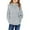 Grey, variant on Girls Pullover Hoodies Fuzzy Fleece Hooded Sweatshirt Solid Color Casual Fa𝘂x F𝘂r Furry Coat Soft Plush Top Christmas Sweater