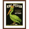 thumbnail image 2 of Art.com King Pelican Brand Lettuce Giclee Print, Brown Frame Wall Art, 17" x 21", 2 of 5