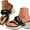 Black, variant on Women's Wedges and thick soles – Summer Sandals for Casual Comfort, Open Toe & Breathable