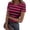 Hot Pink, variant on Crew Neck T Shirts for Women, Tops for Women, Summer Tops, Womens Tops, Womens Short Sleeve Tops Summer Slim Fit Ribbed Knit Shirts Fitted Basic Tee Going Out Tops Casual Dressy Outfit, Black L