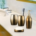 thumbnail image 4 of Abbracc 4 Pcs/Set Bathroom Accessories Set Ceramic Bathroom Essential for Home Decor, 4 of 9