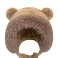 thumbnail image 6 of BLESIYA Winter Plush Hat Earflaps Trend Cute Lei Feng Hat for Skating Ski Motorcycle Khaki, 6 of 7