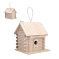 thumbnail image 3 of Casa de Pájaros de Madera, Casa de Madera Colgante no irritante natural amigable para el medio ambiente para la decoración de la casa interior para pájaro para decoración al, 3 of 7