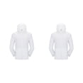 thumbnail image 2 of Jumpingount Chaqueta de protección solar de manga larga Abrigo con capucha unisex Ropa L Blanco Type2 NO2, 2 of 6