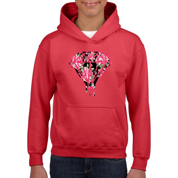IWPF - Big Girls Hoodies and Sweatshirts - Diamond