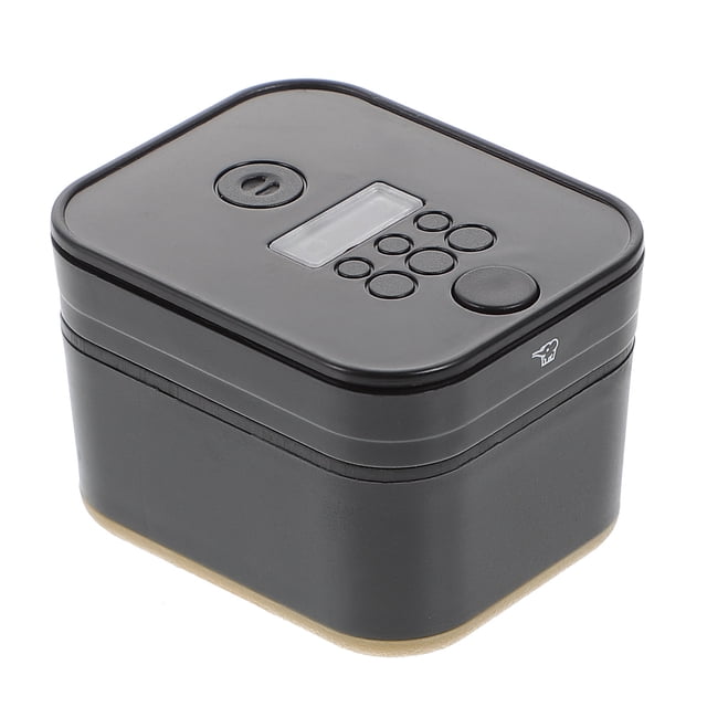 BRIGHTFUFU Simulation Kitchen Appliance Tiny House Rice Cooker Black ABS 1Set