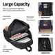 thumbnail image 4 of Easygdp Gold Black Glitter Mochila para Niños y Niñas con Set de Caja de Almuerzo y Estuche para Lápices 3 en 1, Mochila Escolar Estampada para Adolescentes, 4 of 7