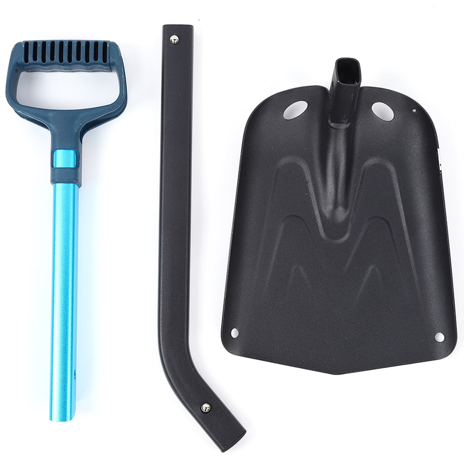 Multifunction Folding Shovel: Durable Aluminum Alloy For Camping Hiking Emergency Use Long Handle