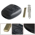 thumbnail image 3 of 1Pc Replacement Key Case For-Citroen Key Cover For Toyota Aygo 2 Button Remote Key Fob Shell For-Peugeot No Blade No Logo, 3 of 6