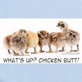thumbnail image 2 of CafePress - What's Up? Chicken Butt! Infant Bodysuit - Baby Light Bodysuit, Size Newborn - 24 Months, 2 of 4