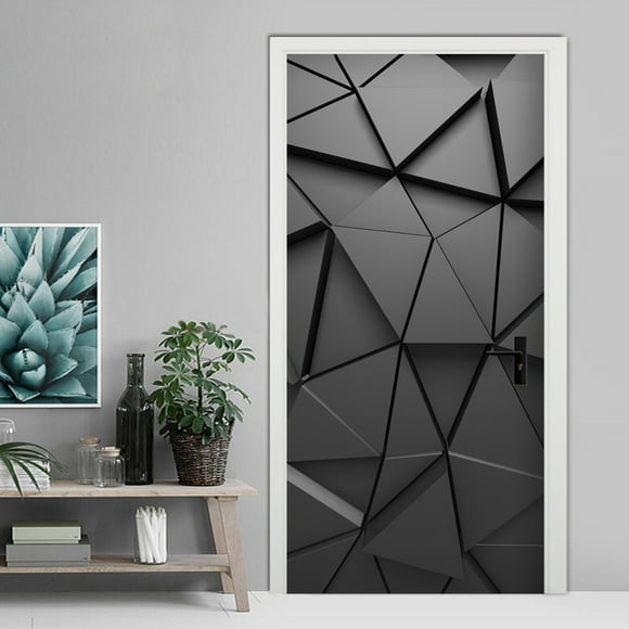 RKSTN Fall Decorations for Home Three-dimensional Simulation Door Stickers Wooden Door Stickers Decorations
