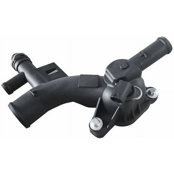 Water Distribution Line Thermostat Housing - Compatible with 2011 - 2016 Chevy Cruze 1.4L 4-Cylinder 2012 2013 2014 2015