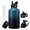 Indigo Black, variant on 64OZ Insulated Water Bottle with Straw - Spout Lids, Half Gallon Stainless Steel Water Bottles with Protective Boote,Gallon Water Jug, Leakproof, Reusable Water Bottle Keeps Cold for 48 Hrs