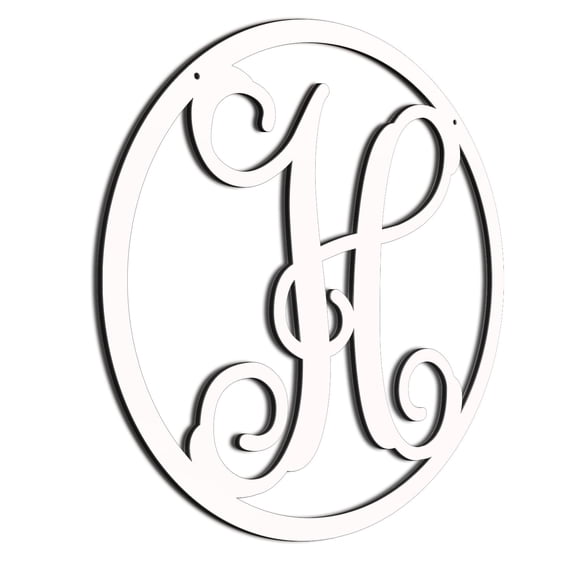 Personalized Letter Décor| Wall Hanger | Monogrammed Sign | Birthday Gift | White 12