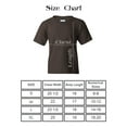 thumbnail image 5 of Gildan Youth Heavy Cotton T-Shirt, Blank Tee for Crafts & DIY, Kids Short Sleeve Tee, Dark Chocolate, M, 5 of 5