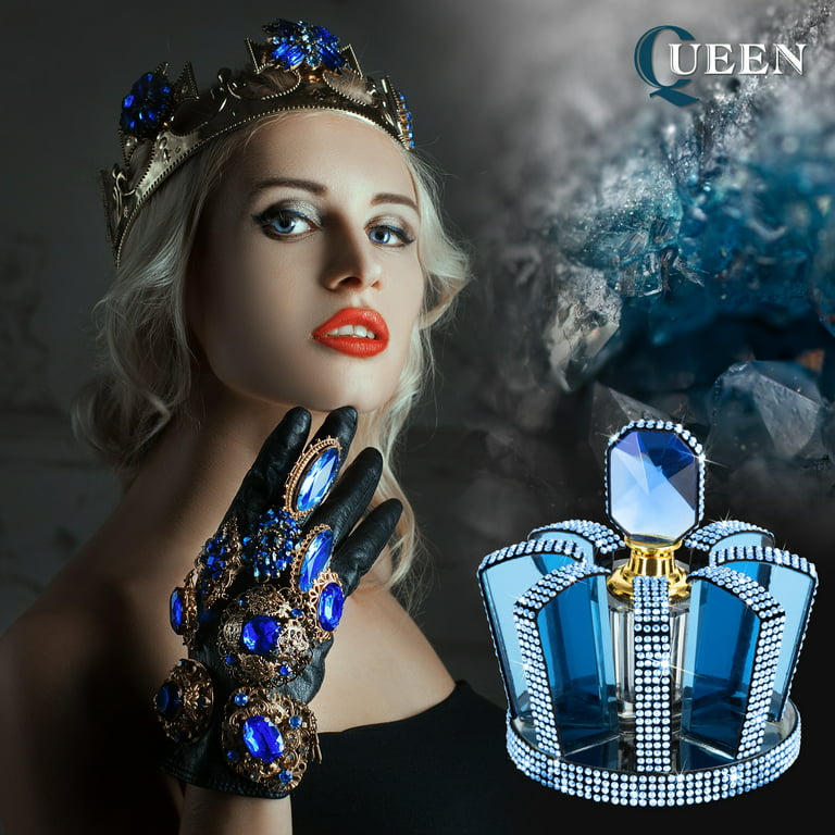 eing Car Perfume Ornaments 3D Bling Crystal Crown Perfume Car