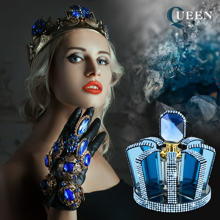 eing Car Perfume Ornaments 3D Bling Crystal Crown Perfume Car