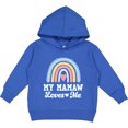 thumbnail image 2 of Inktastic My Mamaw Loves Me Girls Retro Rainbow Toddler Hoodie, 2 of 4