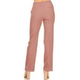 thumbnail image 3 of Women's Classic Straight-Leg Woven Dress Pants for Office and Work, 3 of 5