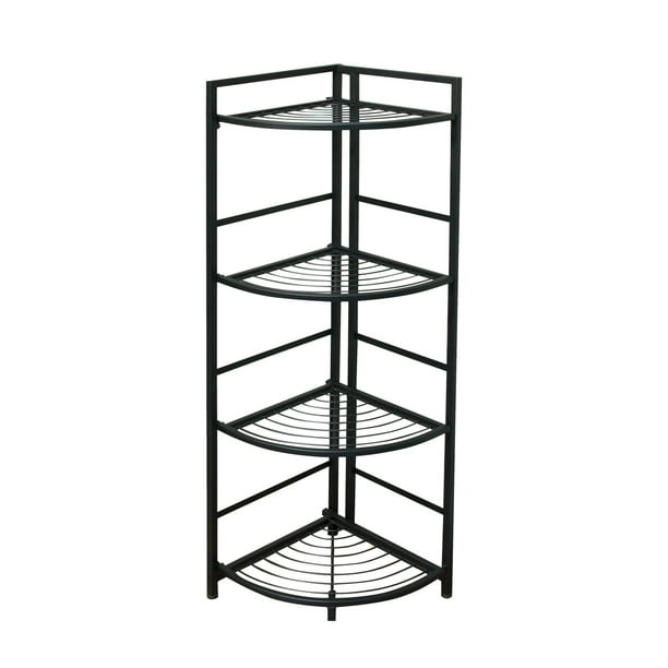 FlipShelfFolding Metal ShelfNo AssemblyBookcaseStyle (4 Shelves