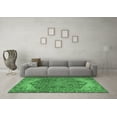 thumbnail image 3 of Ahgly Company Indoor Rectangle Persian Emerald Green Traditional Area Rugs, 2' x 4', 3 of 4