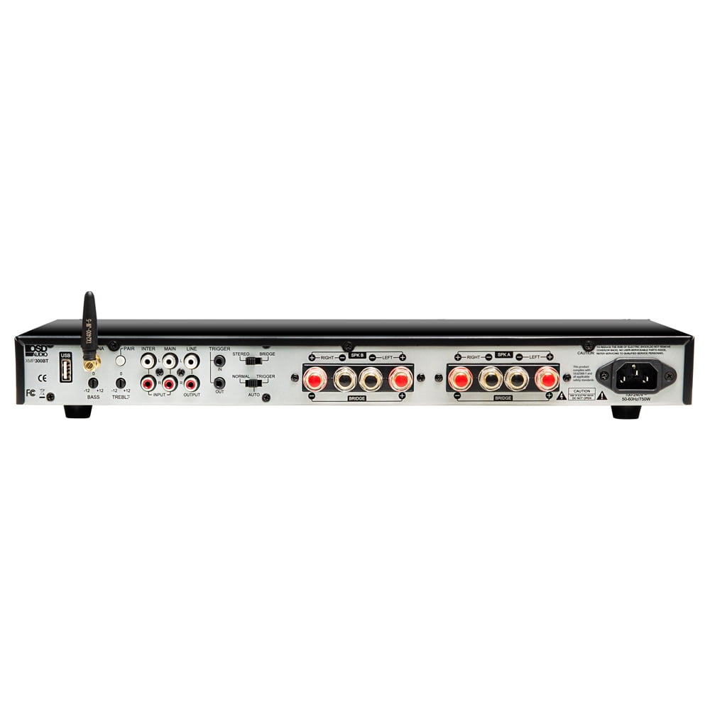 OSD XMP300 GEN2 2x 300W Class D High Power Stereo Amplifier, Bass and Treble Control 90 dB SNR