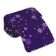 thumbnail image 4 of Disketp Crystal Purple Snowflake Estuche de Lápices de Doble Capa con Tapa Abatible y Cremallera, Organizador Escolar para Adolescentes y Adultos, 4 of 7