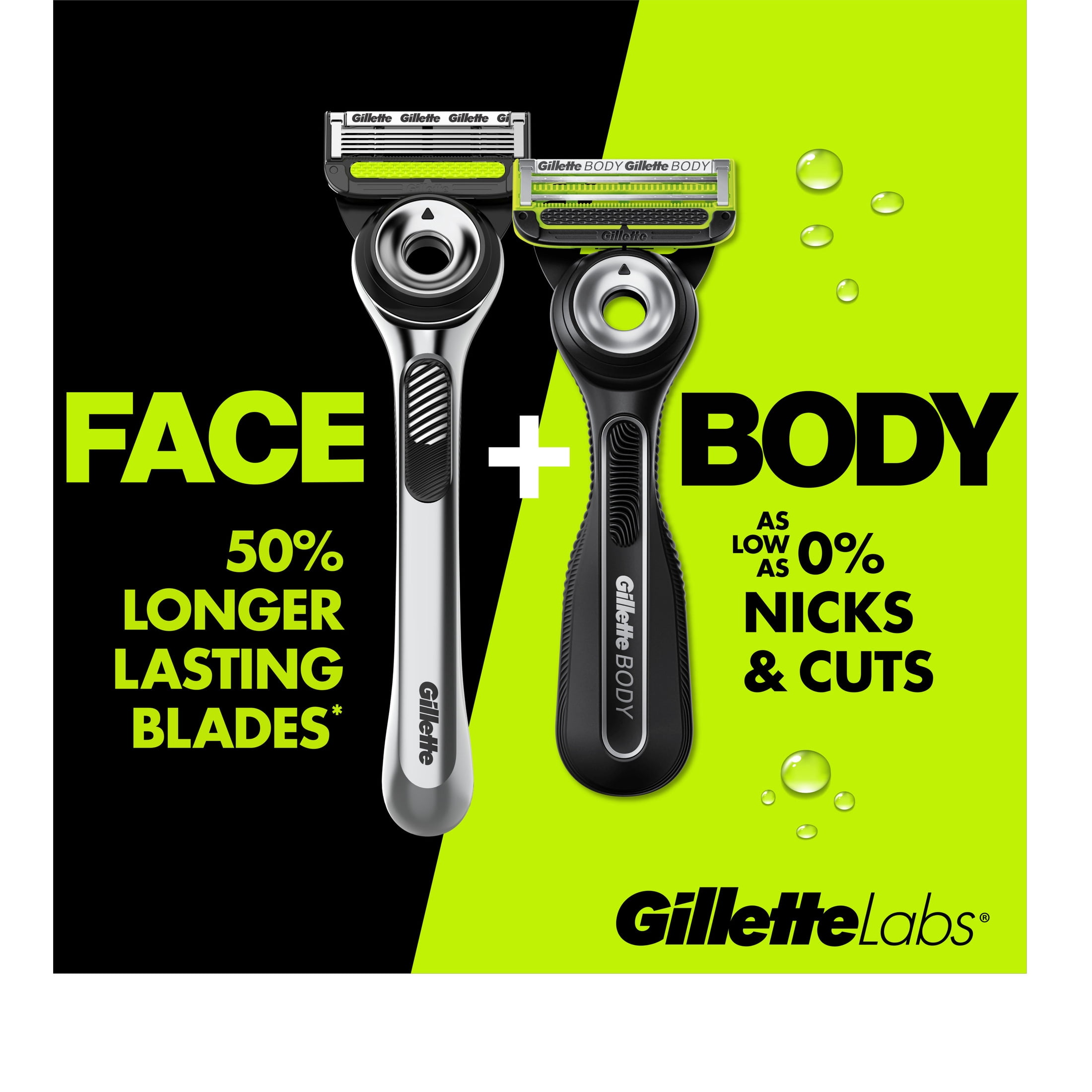 GilletteLabs Body + Intimate Razor For Men