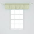 thumbnail image 2 of Ambesonne Retro Window Valance, Bias Green Stripes, 54" X 12", Jade Green and Cream, 2 of 3