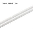 thumbnail image 3 of Unique Bargains Edge Trim U Seal White PVC Plastic U Channel Edge Protector Fits 1/32'' - 3/32'' Edge 10 Feet Long, 3 of 3