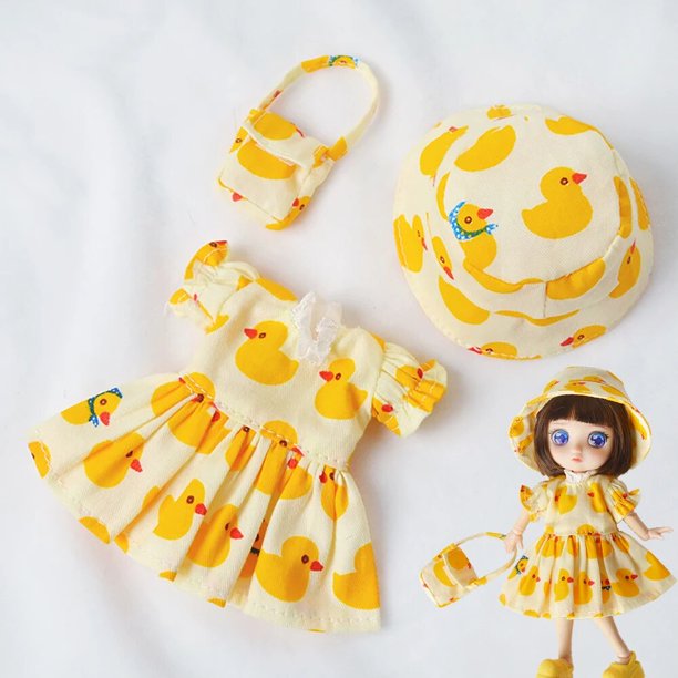 Ropa ob11 para muñecas de 16 cm YMY GSC Body Molly Nendoroid, ropa para muñecas de 11cm BJD 1/12, vestido, camisa, pijama, máscara de ojos