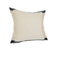 thumbnail image 6 of Ox Bay 20" x 20" Green / White Stripe Organic Cotton Contemporary Pillow Cover, 6 of 8