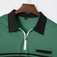 thumbnail image 4 of Cuoff Mens Shirts Charming Men's Shirt Super Light Short Sleeve Casual Men's Wear Gifts for Men Green Cotton Blend 3X, 4 of 6