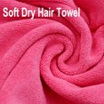 thumbnail image 4 of Toalla envolvente para el cabello para mujeres, 3 piezas, turbante absorbente de secado rápido para secar cabello rizado y largo, 4 of 5