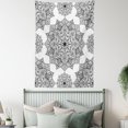 thumbnail image 4 of Mandala Decor Tapestry, Middle Eastern Mosaic Secret Body and Spirit Mandala Motif Active World Image, Wall Hanging for Bedroom Living Room Dorm Decor, 40W X 60L Inches, Black, by Ambesonne, 4 of 5