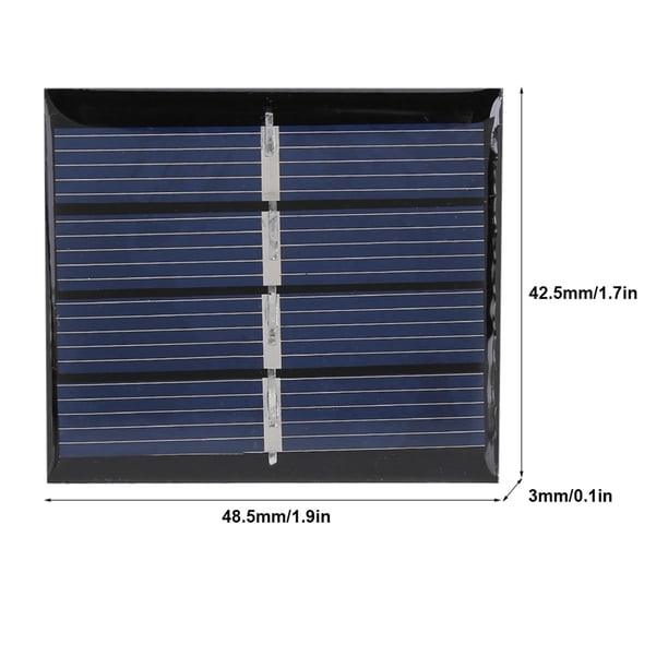 Mini paneles Solares Policristalinos, Módulo de Cargador de Batería Diy, Kit de Clip para Pequeños Electrodomésticos