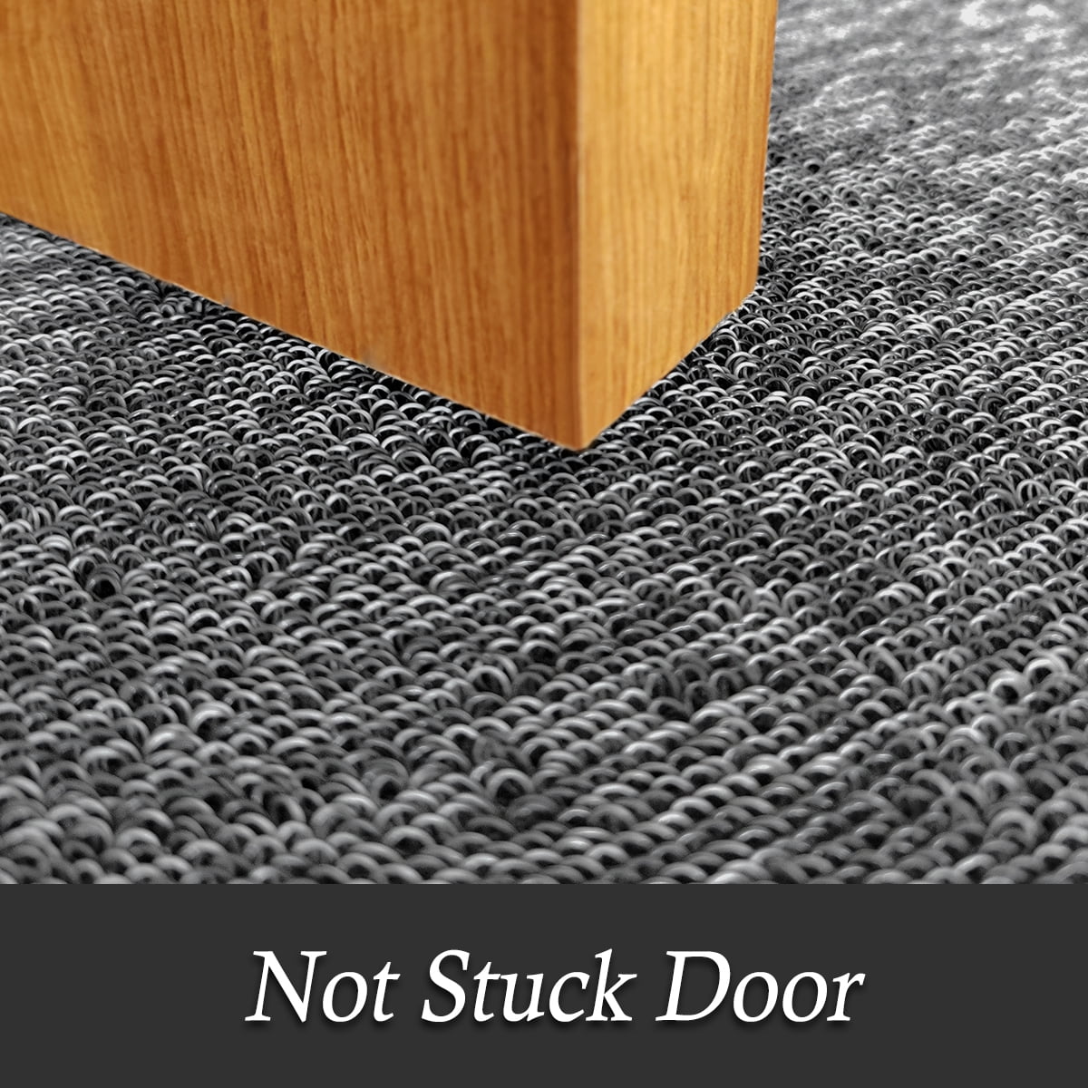 Artnice 16"x24" Door Mat for Outside Entry, Non Slip Rubber Backed Welcome Mats, Waterproof Resist Dirt Outdoor Mats for Front Door, Gray