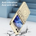thumbnail image 5 of Allytechgroup Galaxy Z Flip5 Case, Hinge Protection Shockproof PC Back Cover Ani-Scratch Luxury Bumper Phone Case for Samsung Galaxy Z Flip 5, Gold, 5 of 7