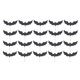 thumbnail image 3 of 20 Unids Holiday Paper Halloween Paper Bats Cupcake Picks Canape Food Sticks Party Accesorios de La Hornada Negro, 3 of 9