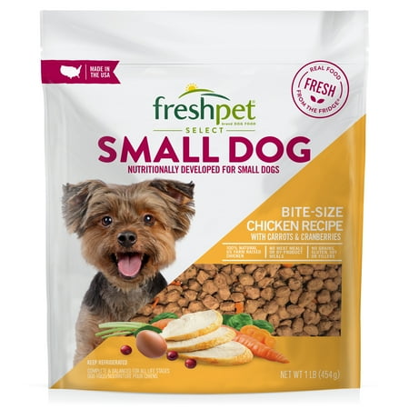Walmart Grocery Freshpet Healthy Natural Food For Small Dogs Breeds Grain Free Chicken Recipe 1lb