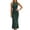 Green, variant on Sleeveless Floral Midi Dresses For Women Round Neck Bodycon Sundress Casual Summer Elegant Party Wedding Guest Dress