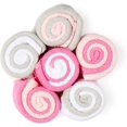 thumbnail image 2 of Tendertyme Pink and Grey Lollipop Washcloth Set 12 Pieces, 2 of 3