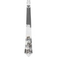 thumbnail image 2 of Bicycle Sloth Funny Grunge Splatter All Over Neck Tie, 2 of 2