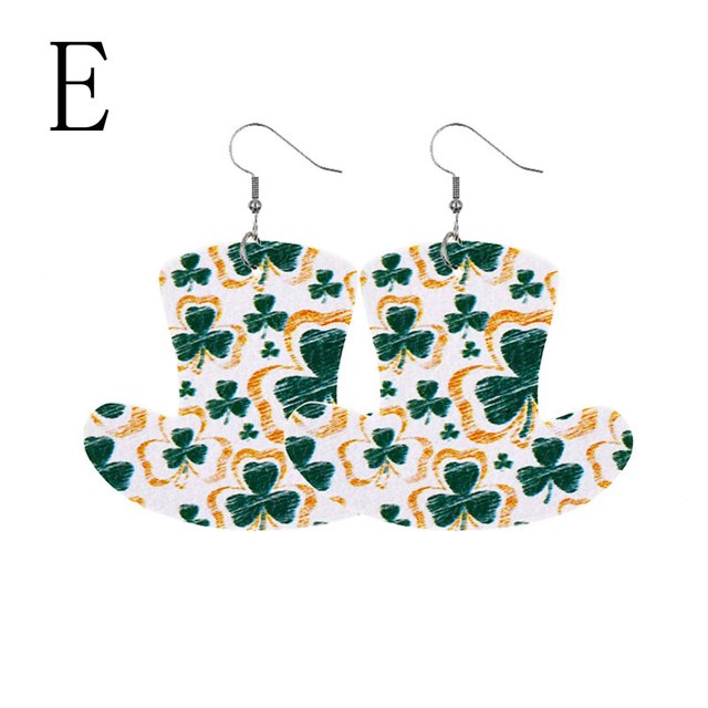 Jusqu'à 65 % de Rabais sur les Boucles d'Oreilles St. Patrick Vertes en Forme de Goutte Bijoux Cadeau de Vacances pour Femme Collier Bagues Boucles d'Oreilles Bijoux en Liquidation
