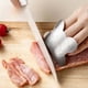thumbnail image 4 of Protector de Acero Inoxidable, Protector de Uñas Ajustable, Herramienta de Corte Segura y Duradera, Protector de Cocina Multifunción, Diseño Fácil de Limpiar, Apto para Verduras y Carne, 1 Paquete, 4 of 4