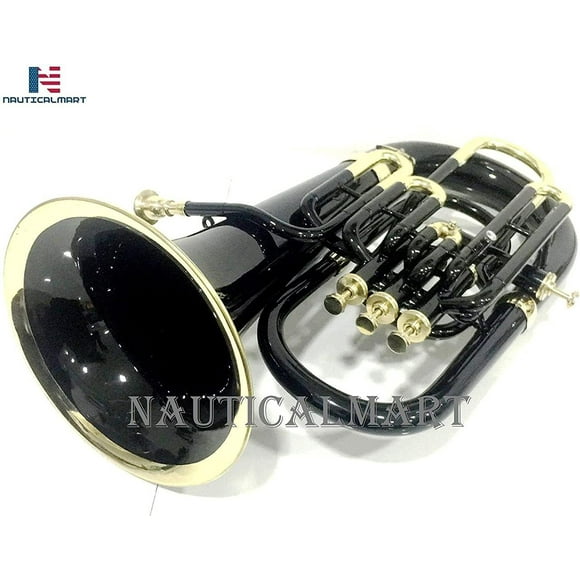 Bb Euphonium 4 Valve Black Musical Instrument Gift